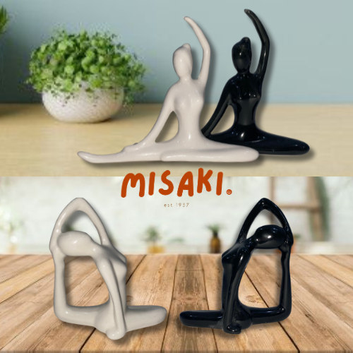 PATUNG YOGA BALLET STATUE PATUNG DEKORASI UNIK STATUE AESTHETIC PATUNG PAJANGAN MEJA PATUNG ORNAMEN 