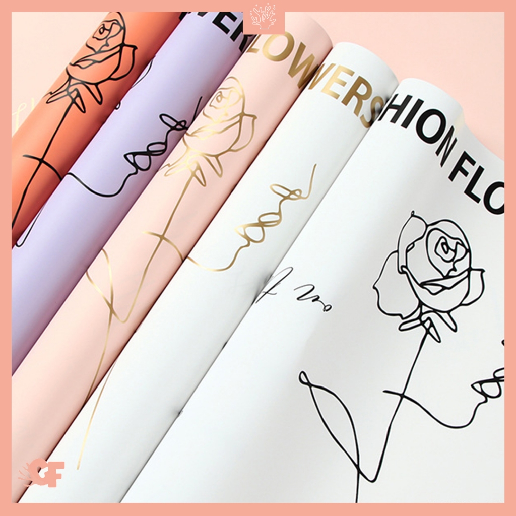 

Kertas Buket Bunga Flower Rose Flower Wrapping Paper Cellophane KB6122