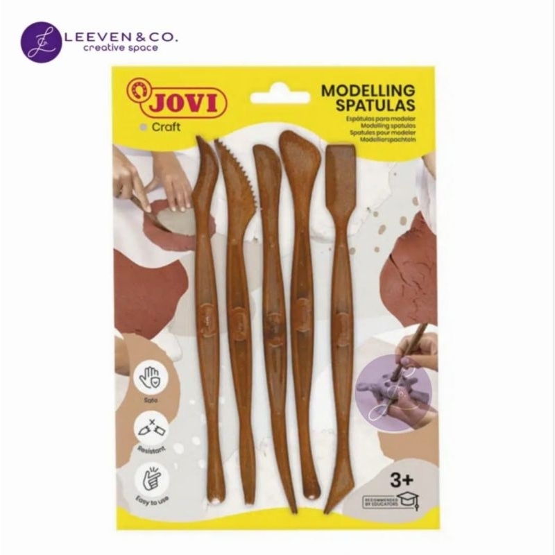 

JOVI MODELLING TOOLS SPATULAS 5PCS IN BLISTER PACK/5