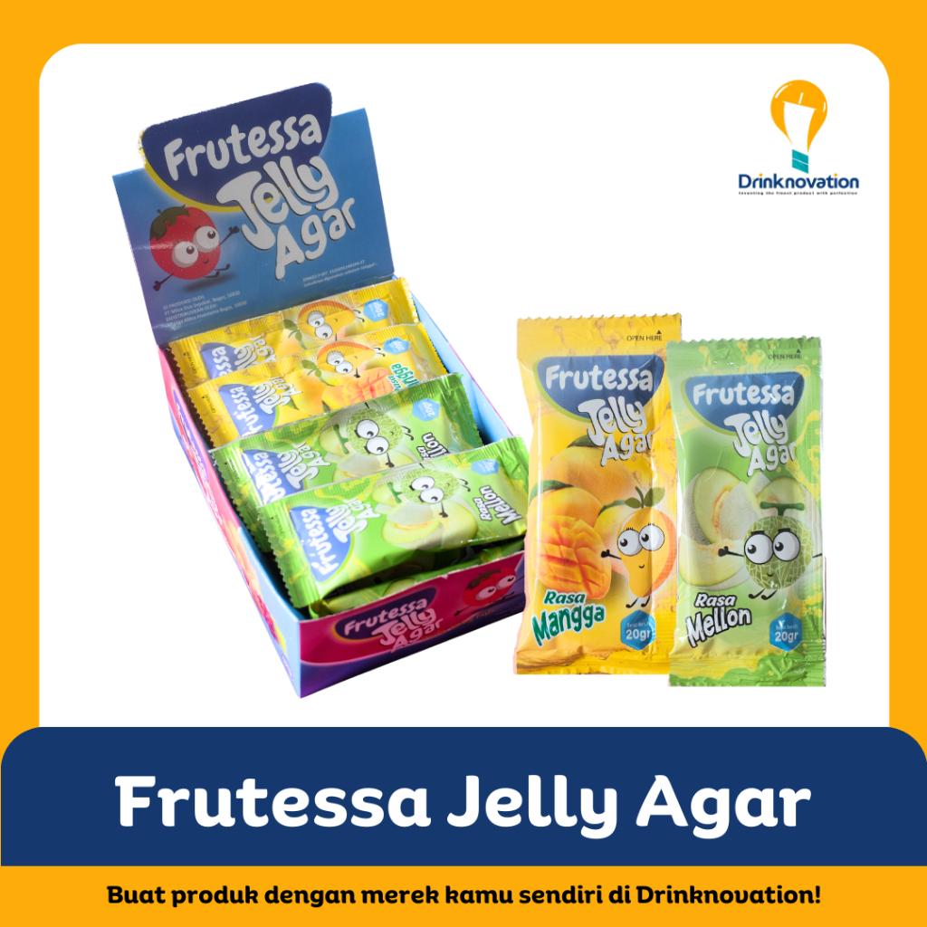 

Frutessa Jelly Agar Sachet isi 24pcs Mangga - Melon