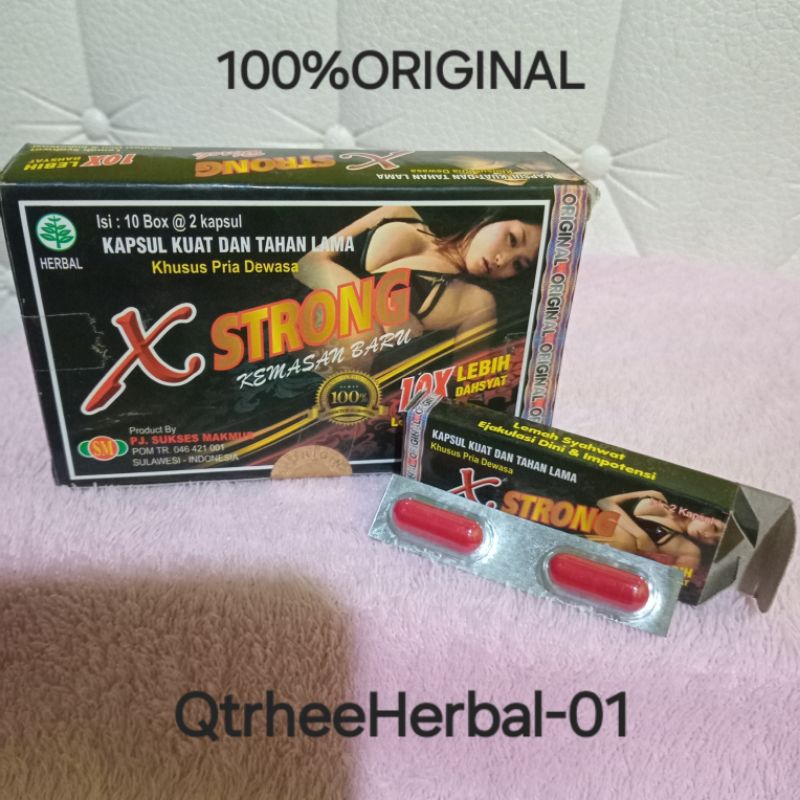 Kapsul X STRONG 100%Original