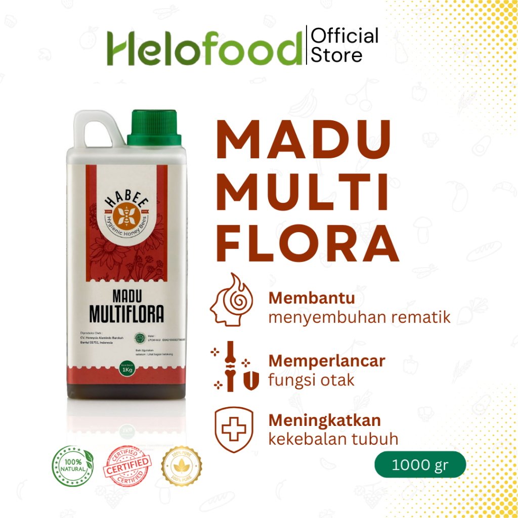 

Madu Multiflora asli helofood super