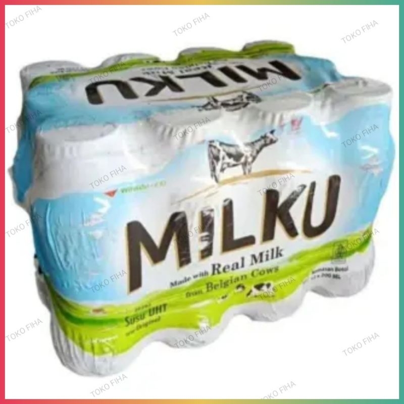 

Milku Susu UHT Original 200ml - Isi 12 Botol