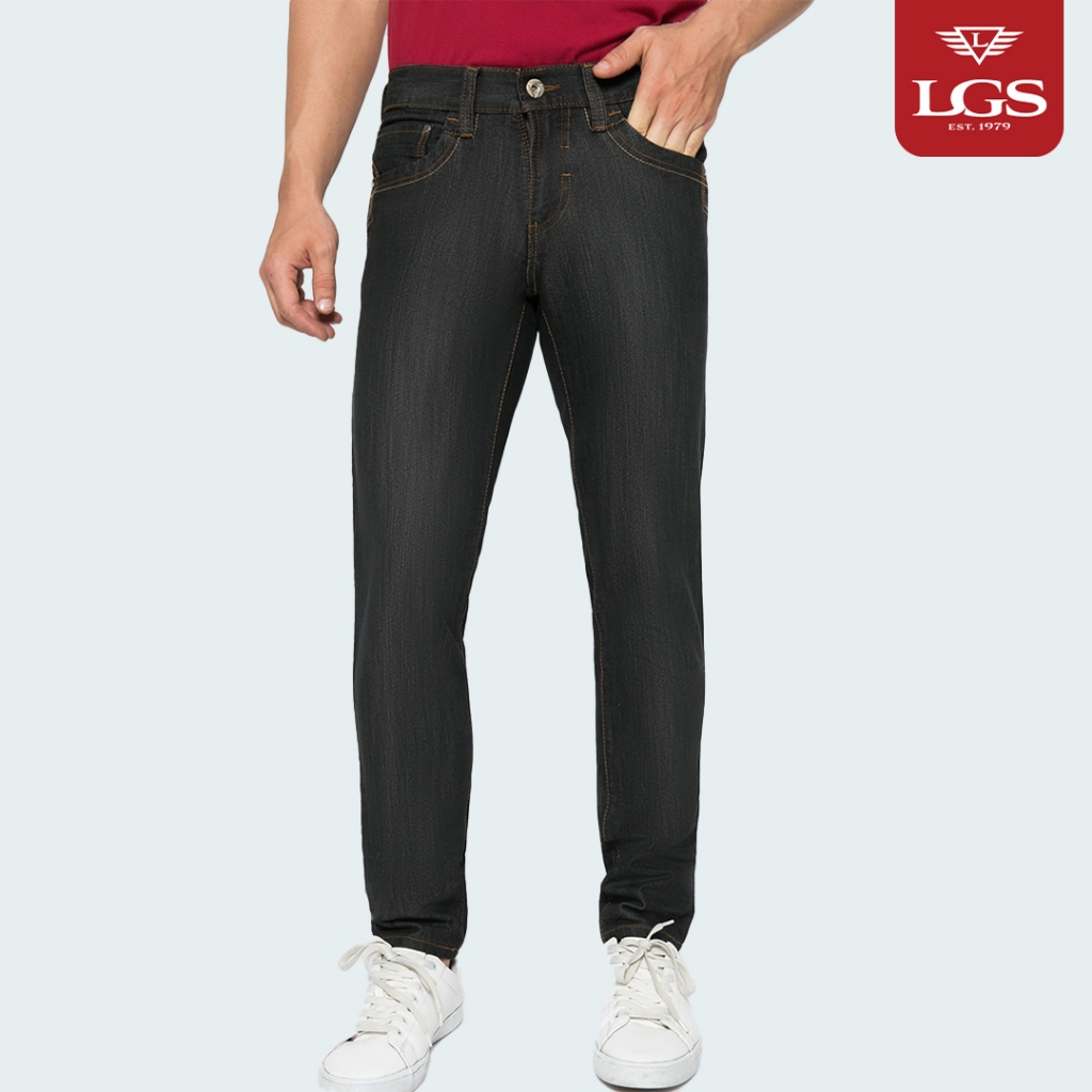 LGS - Celana Jeans - Celana Panjang - Hitam - Washed - JSB.241.072.045.C