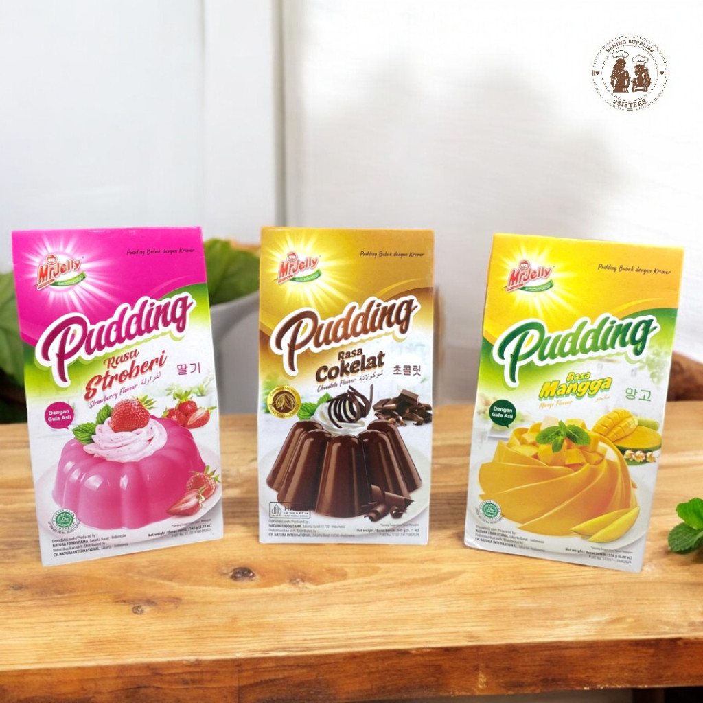 

Mr Jelly Pudding Agar Puding Rasa Cokelat Mangga Strawberry