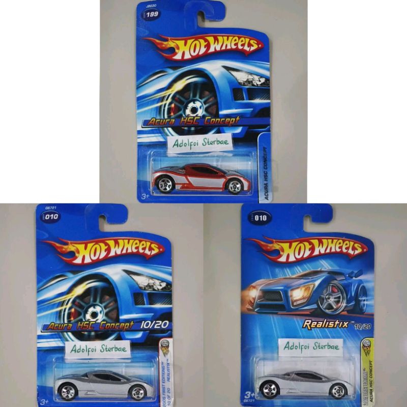 hotwheels hot wheels acura hsc concept 2005 first editions realistix honda