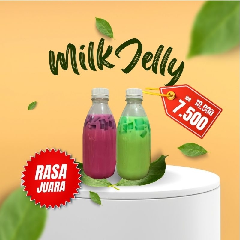 

Susu jelly rasa buah milk jelly minuman botol rasa melon strawberry stroberi