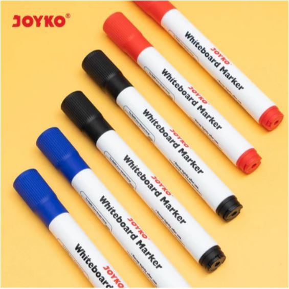 

(SKR) Spidol Papan Tulis Whiteboard Marker Joyko WM-65 Sepidol Hitam Merah Biru Tidak Permanen Untuk Kebutuhan Kantor Sekolah Dan Rumah