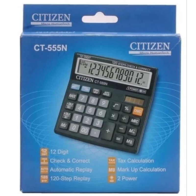 

Kalkulator CT555N Check Correct Calculator