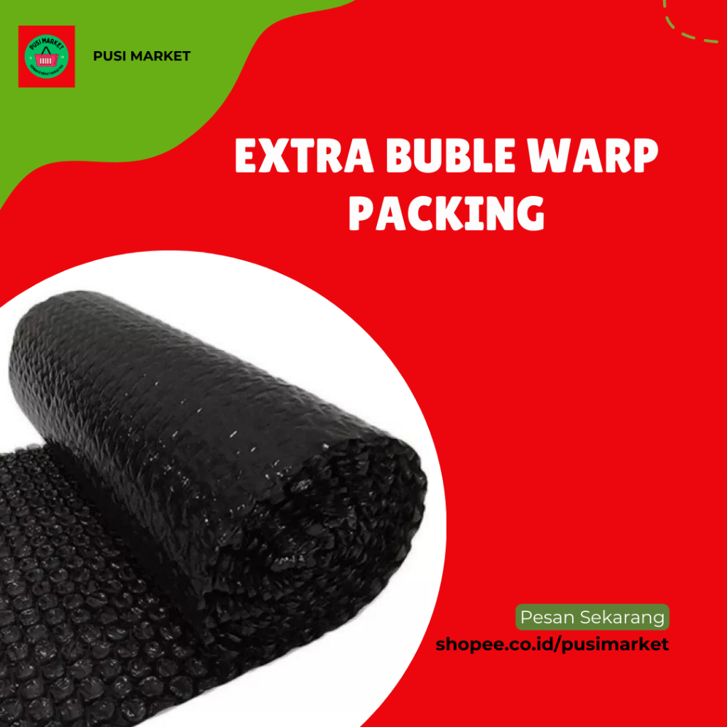 

PM Extra Bubble Wrap Packing / Untuk Packing Tambahan