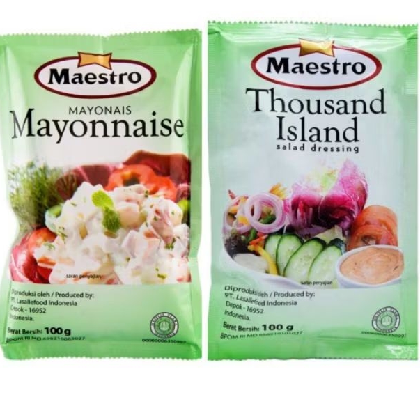 

Maestro Mayonnaise Thousand Island Salad Dressing Sachet