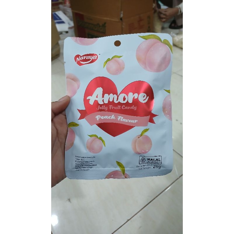 

Amore jelly fruit candy ada 3 rasa