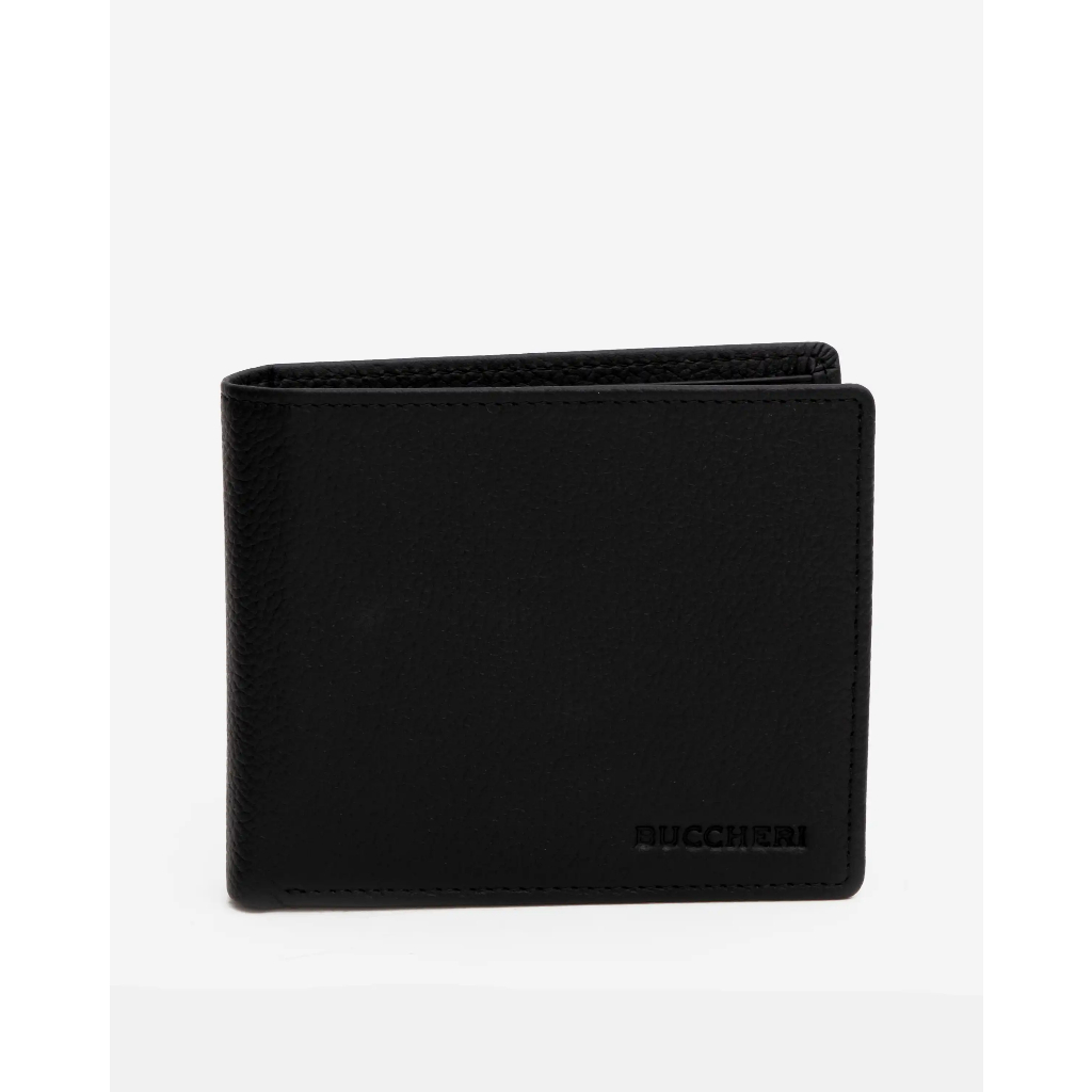 Buccheri Dompet Kulit Pria Xaviero Black - DW5004