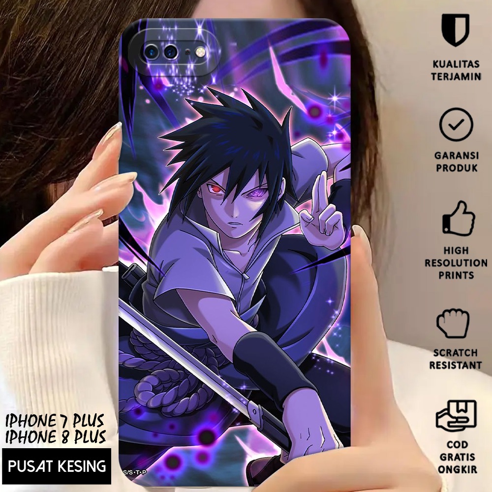 CASE IPHONE 8 PLUS - Casing Hp Iphone 8 Plus Motif NARUTO - Case Hp - Casing Iphone 8 Plus - Softcas