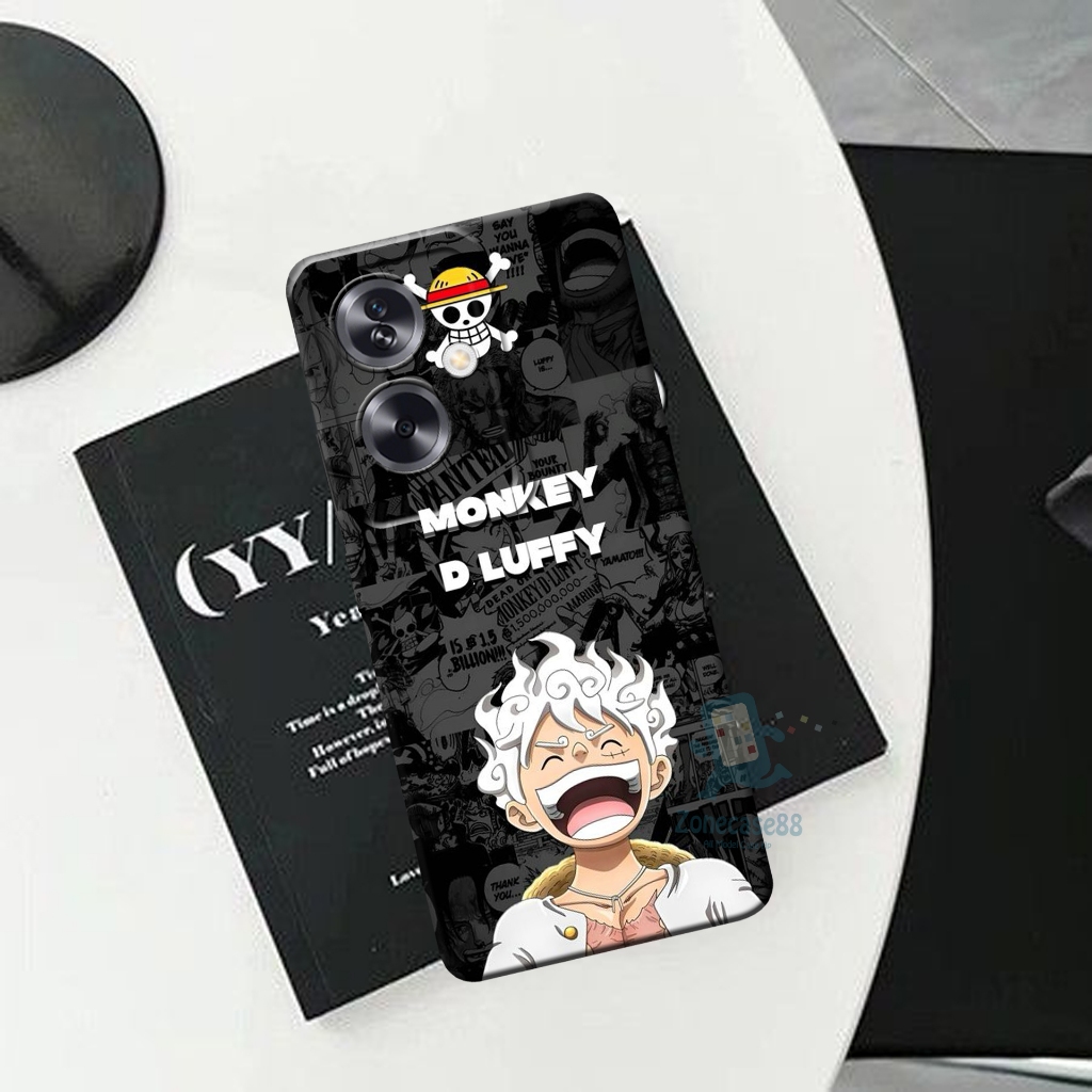 #ZC02 Casing Hp Oppo A79 Luffy - Silikon Hp  - Case Terbaru - Case Protec Camera