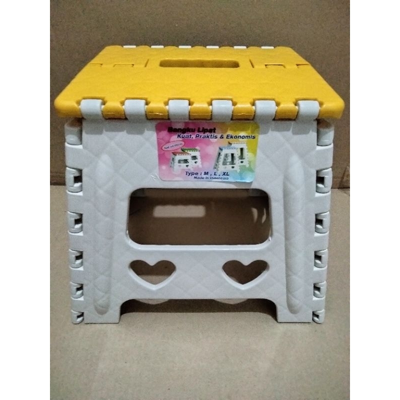 BANGKU ANAK LIPAT / BANGKU LIPAT / BANGKU ANAK / BANGKU JONGKOK / BANGKU LIPAT ukuran M / KURSI LIPA