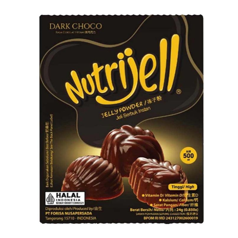 

Nutrijell Dark Choco jeli instant 24g