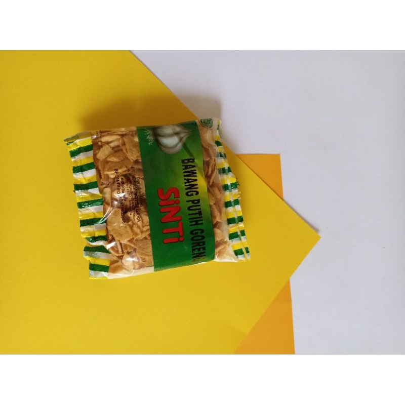 

BAWANG PUTIH GORENG [Sinti] 50Gram BPOM