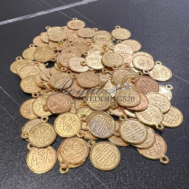 YANCI/YUANCI/YENCI WEDDING SANGJIT EMAS/GOLD ISI 30pcs besar kecil