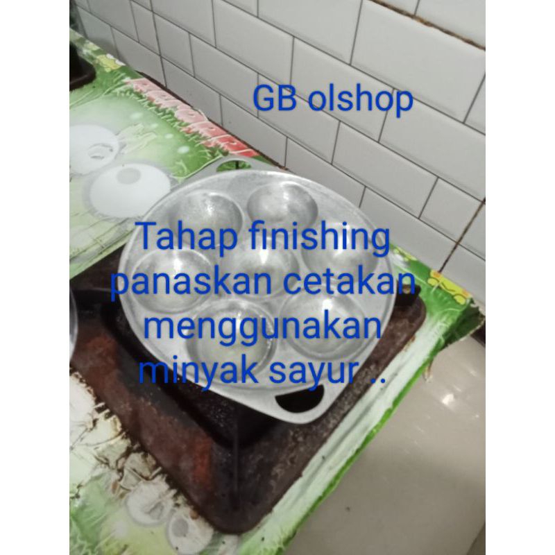 ShP3 Cetakan Telur Puyuh Cetakan Telur Dadar Mini Cetakan Martabak Mini Cara 7 Gratis Susuk Gagang