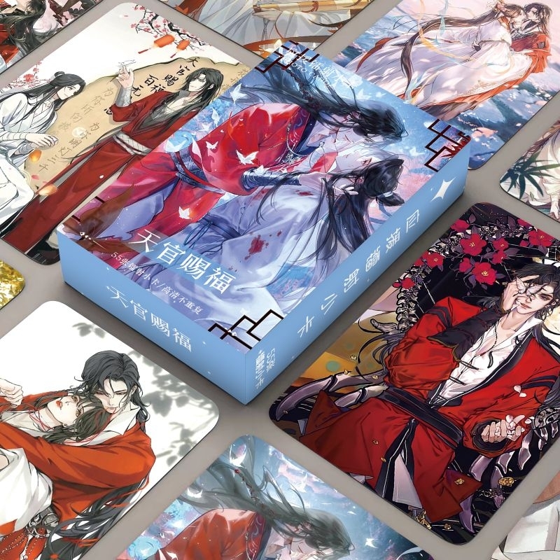 Isi 55pcs - Photocard Lomo Card Manhwa Heaven Official Blessing Lian Hua Cheng