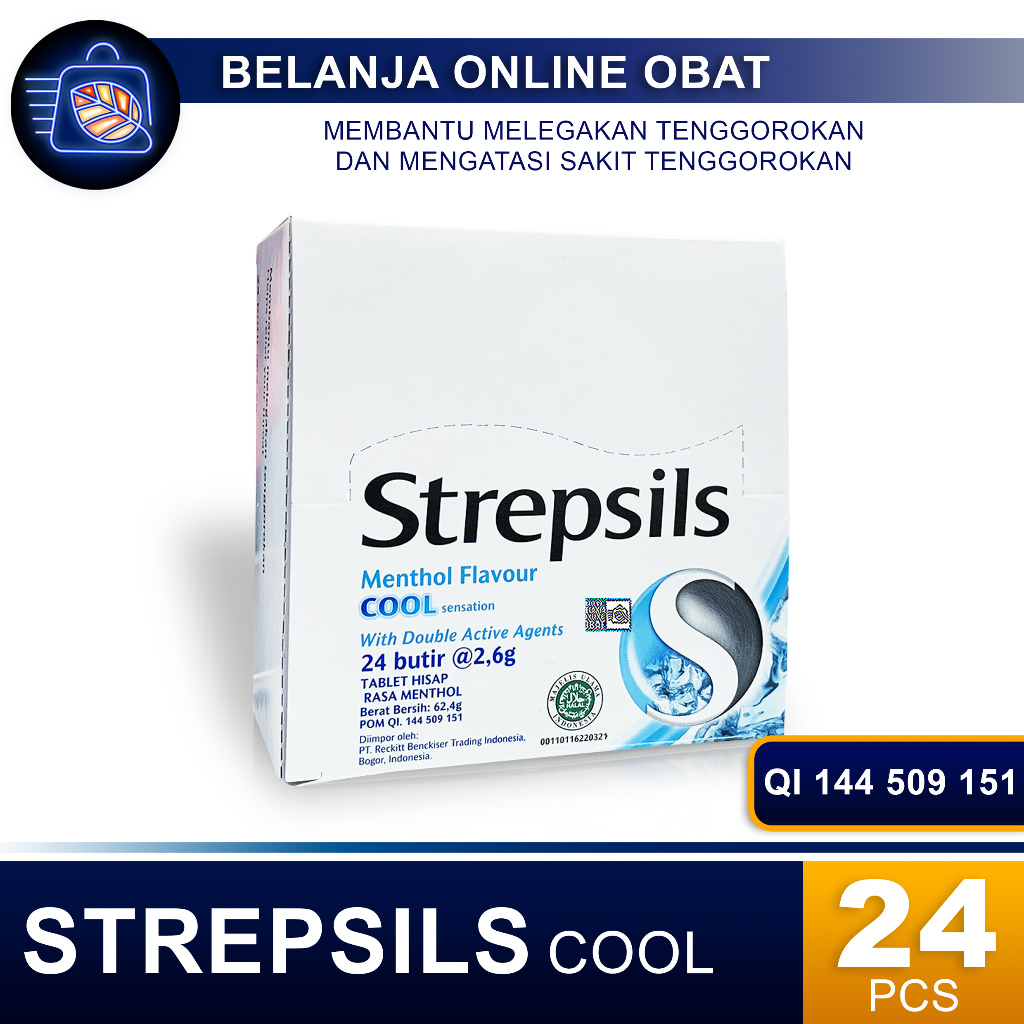 

STREPSILS 24's // Permen Pereda Tenggorokan