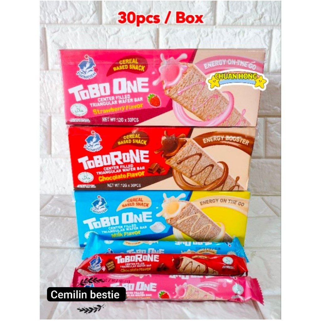 

Toborone cereal based snack chocolate isi 30pcs import