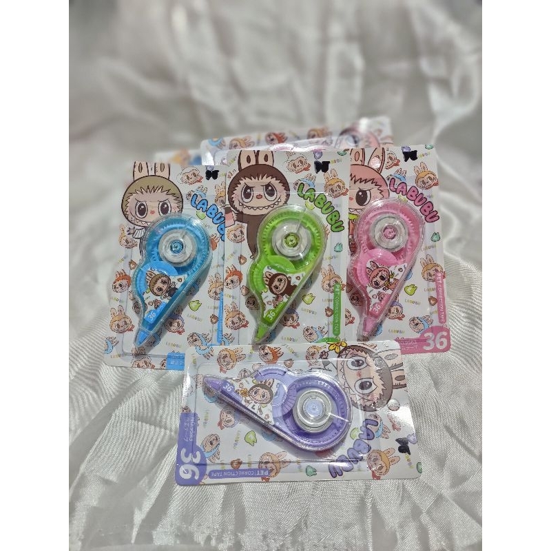 

CORRETION TAPE PREMIUM/TAPE LABUBU TIP EX KERTAS ROLL KARAKTER LABUBU VIRAL