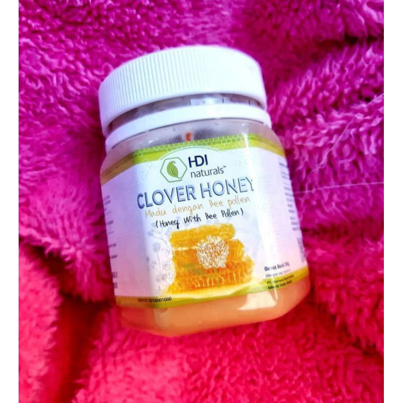 

madu clover honey 250gr exp 2026 free sendok kayu