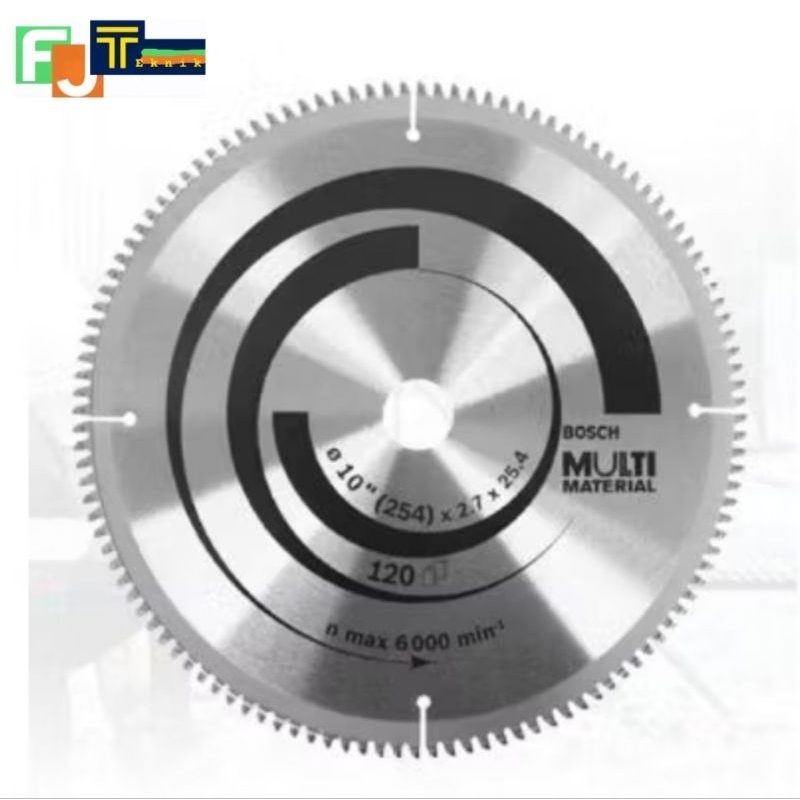 Mata Gergaji Circular/ Saw Blade 10 Inch 120Mata Bosch Potong Aluminium