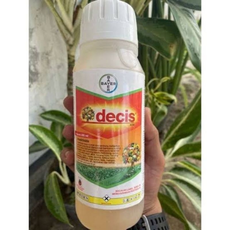 DISKON INSEKTISIDA DECIS 500ML / DECIS 25 EC PESTISIDA PEMBASMI HAMA Pada TUMBUHAN / decis 250ml / d