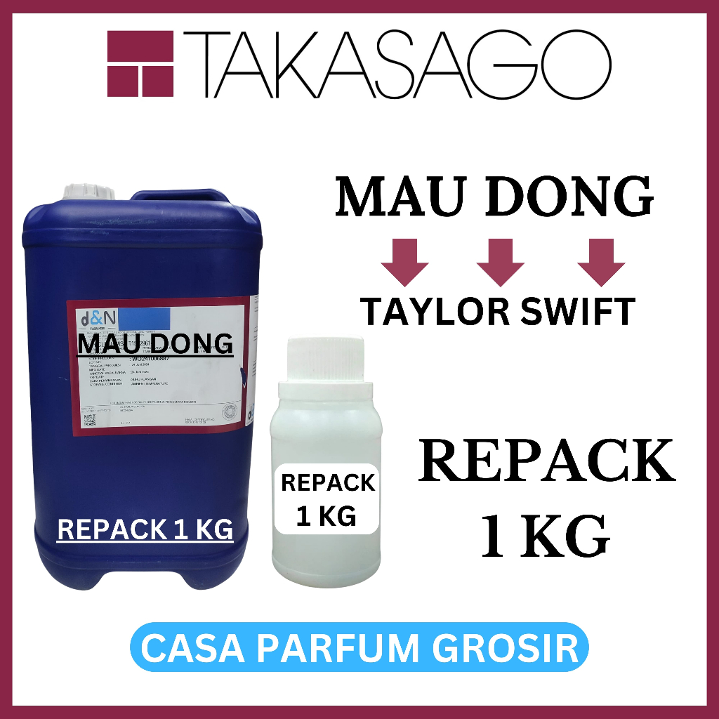(REPACK 1 KG) MAU DONG BY TAKASAGO SEARAH INCANTO SHINE.KEMASAN REPACK 1 KG.BIBIT PARFUM MURNI 100%