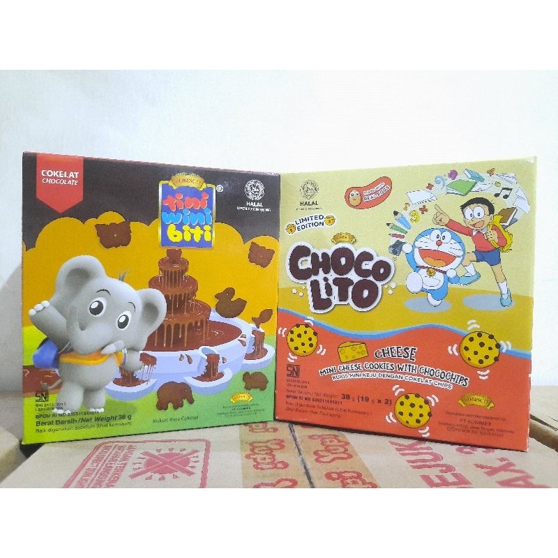 

FREE PACKING KARDUS !!! Chocolito Box / Tini Wini Biti Box Family Pack 38g