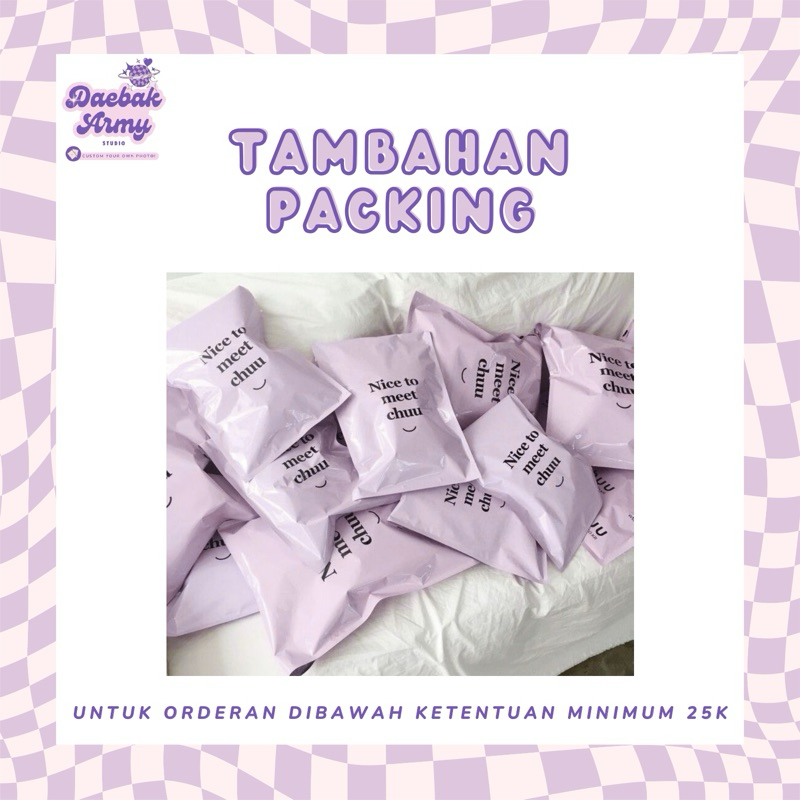 

❗️KURANG DARI 25K WAJIB CO TAMBAHAN PACKING❗️| DAEBAK ARMY STUDIO