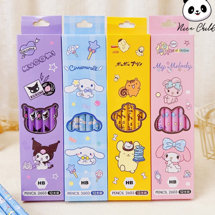 

TREND AWAL TAHUN NICE CHILD Pensil Box Isi 12 PCS Alat Tulis Sekolah Karakter Lucu