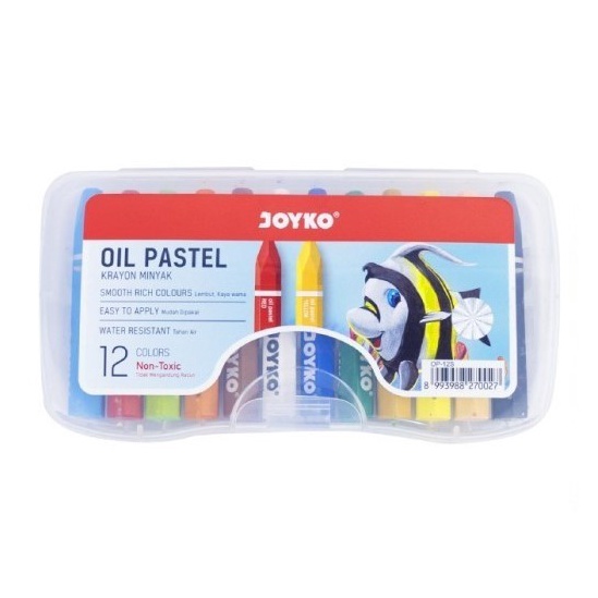 

Crayon Krayon Oil Pastel Joyko 12 Warna MURAH