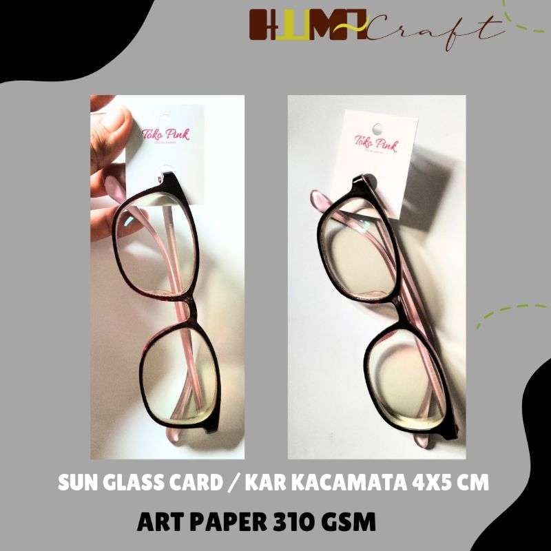 

Kar Kacamata 4x5 cm isi 300 lembar Free Desain