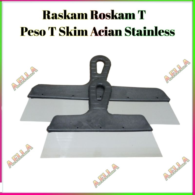 ROSKAM T SKIM ACIAN PLAT STAINLESS