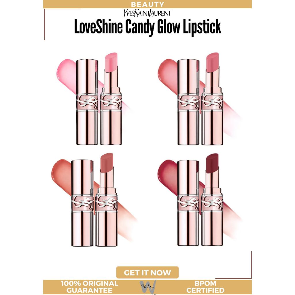 YSL Yves Saint Laurent Love Shine Candy Glow Lipstick LoveShine