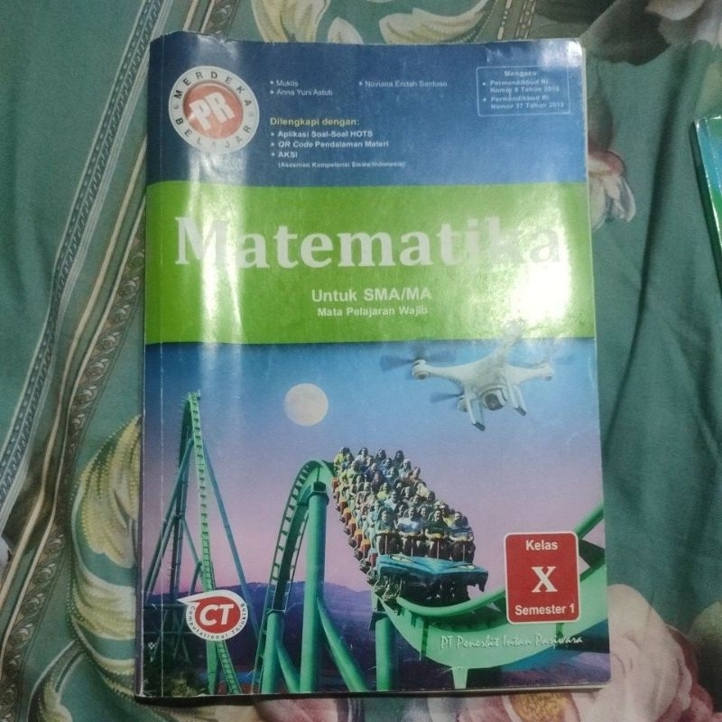 buku Matematika Wajib kelas 10/ 1SMA semester 1 buku pr interaktif buku interaktif