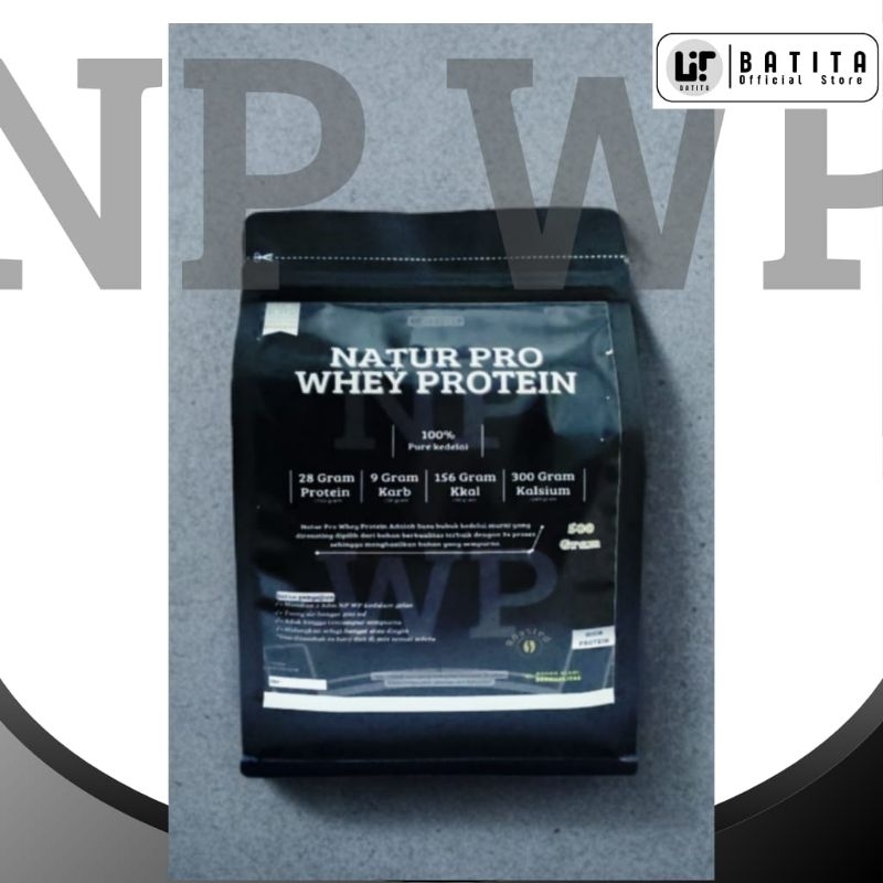 

ORIGINAL NATUR PRO 2000 GRAM - WHEY PROTEIN SUSU KEDELAI MURNI