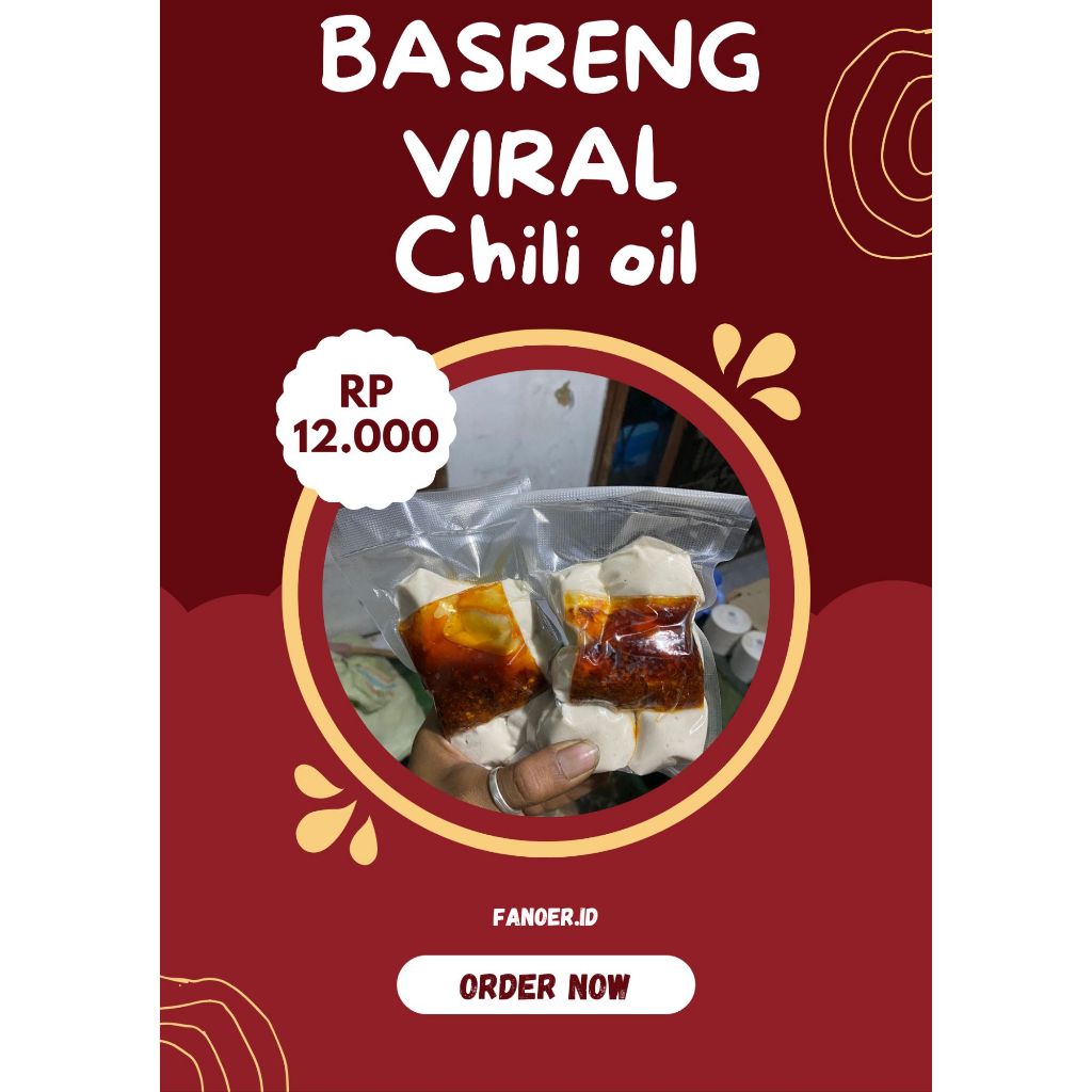 

BASRENG MENTAH RAJANGEMIL CHILI OIL BUMBU SPECIAL ISI 6