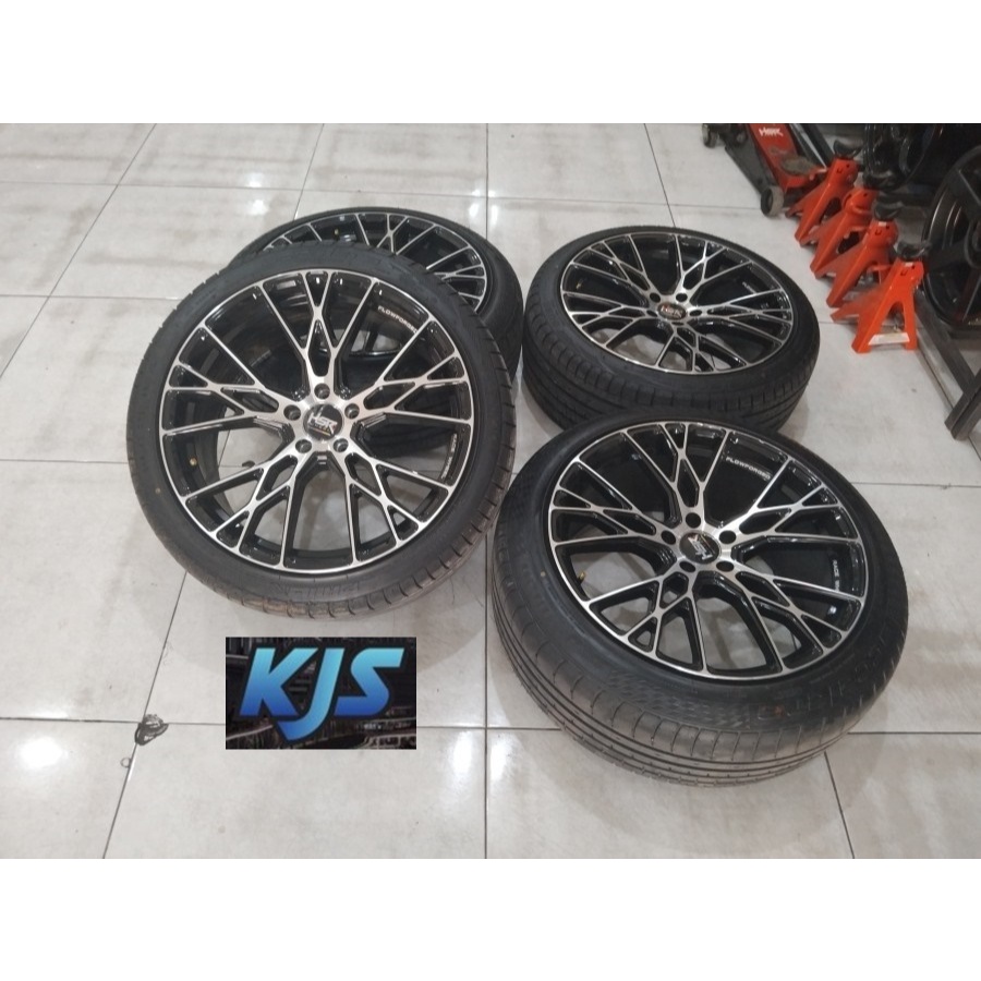 Velg Mobil Racing Bekas R20 HSR Omachi Pcd 5x112 Ban 245/45 Ring 20 Buat Mercy Mercedez CRV Terios P