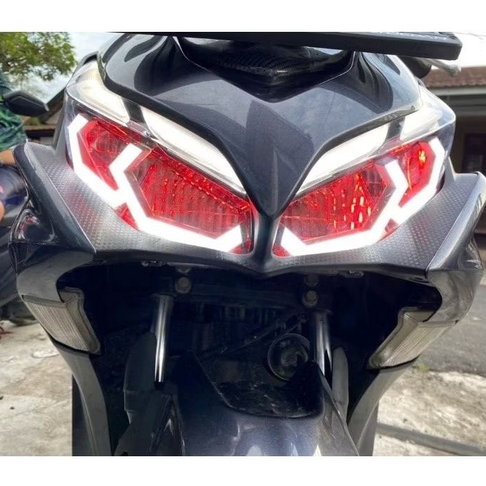 hexaframe new aerox atau hexagon aerox new pnp tinggal lem -JH ACC SHOP