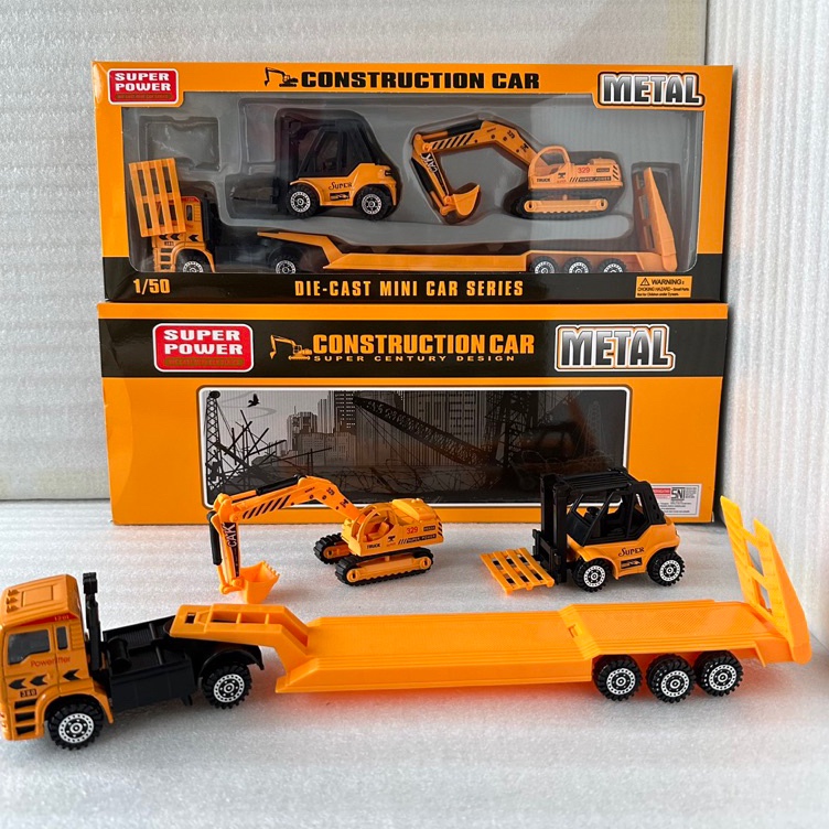 Get Voucher  DIE CAST MINI CAR SERIES CONTRUCTION  EXCAVATOR  BULDOZER BAHAN METAL