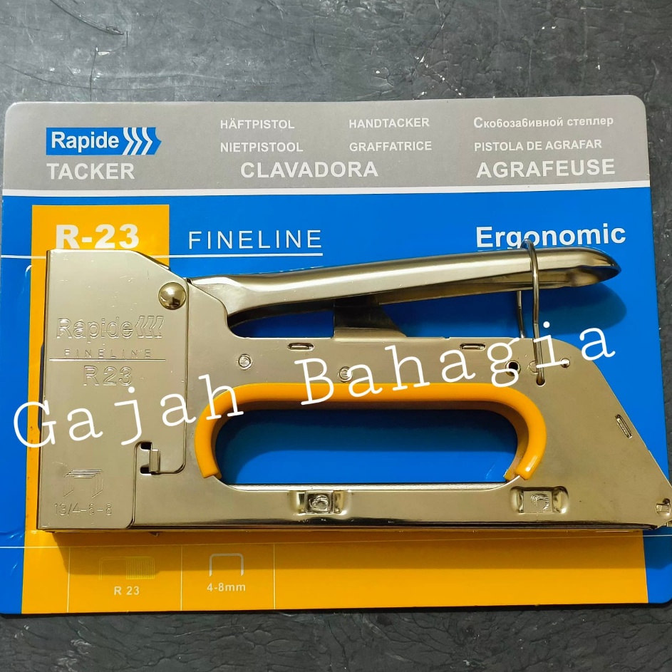 

SIAP KIRIM GAN Rapide R23 Staples hand tacker Hekter Stapler tembak manual R 23