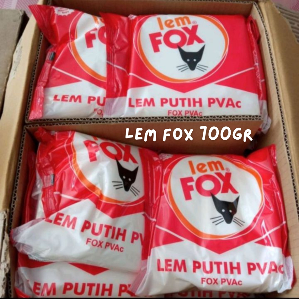 

lem fox PVAC merah berat 700 gram