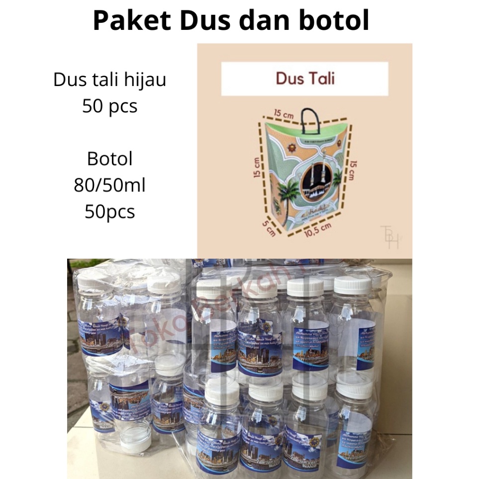 

Paket Dus Oleh Oleh dan Umroh Botol 5Pcs