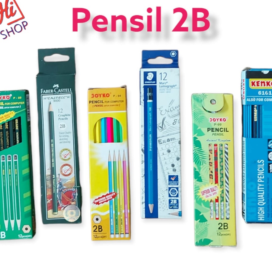 

TERLARIS Back to School 12pc Pensil 2B Grosir