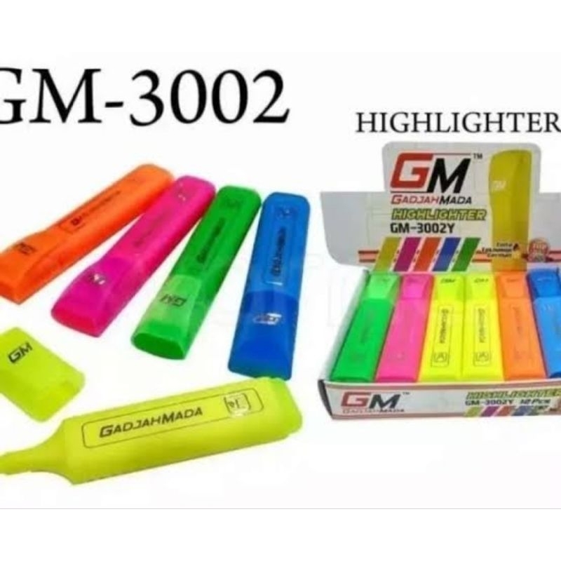 

1 Pcs Stabilo GM 3002 Harga 1 Pcs / Highlighter GM Harga Promo